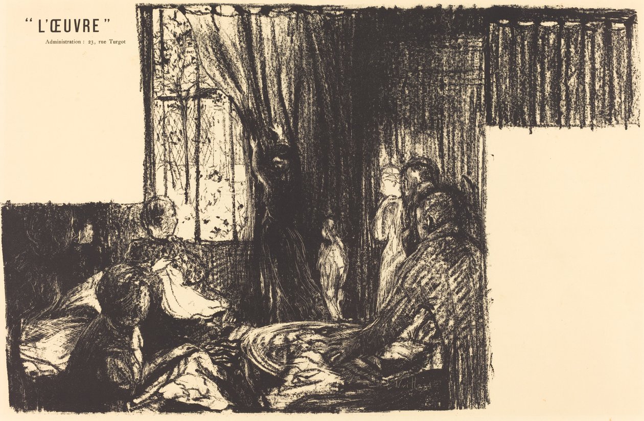 Samfunnets tilhengere, 1896. av Edouard Vuillard