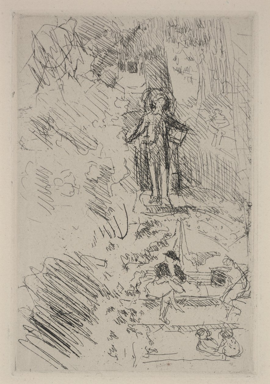 Små skisser på torget av Edouard Vuillard