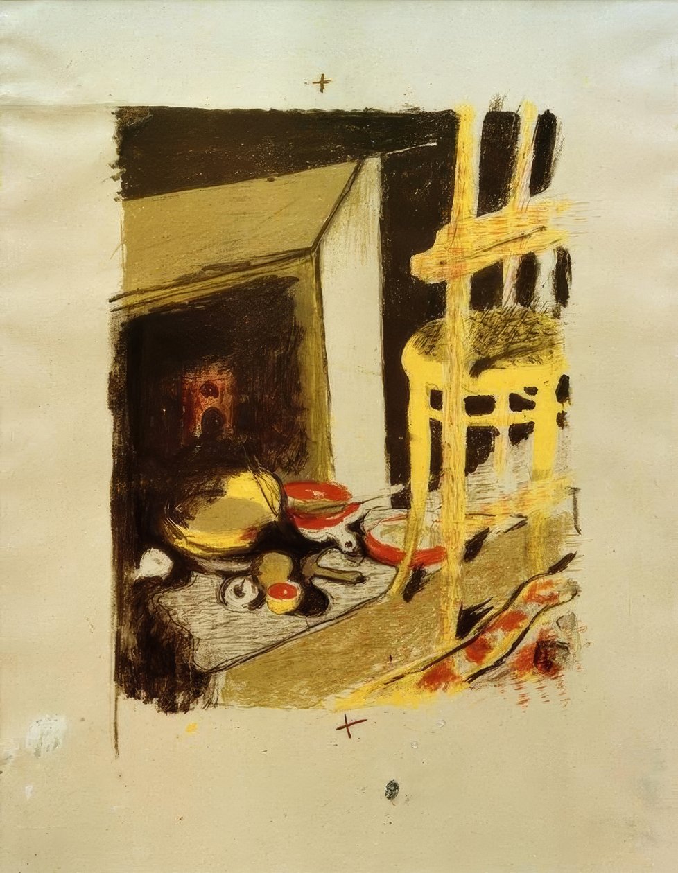 Ildstedet av Edouard Vuillard