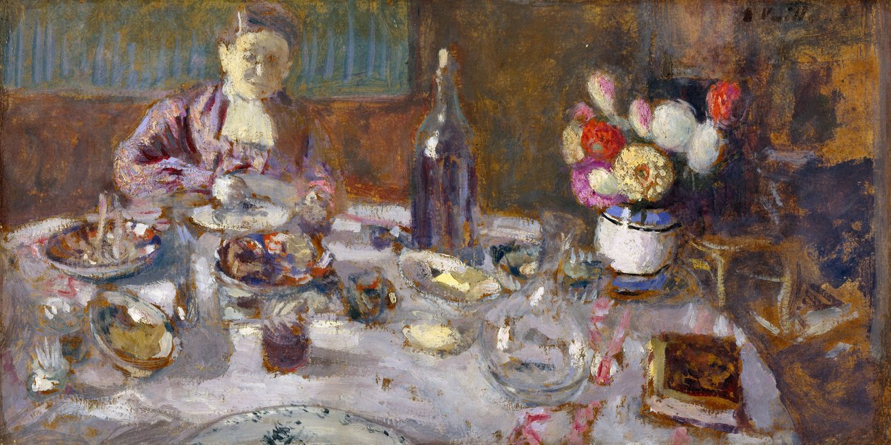 Luncheon, 1901 (olje på papp) av Edouard Vuillard