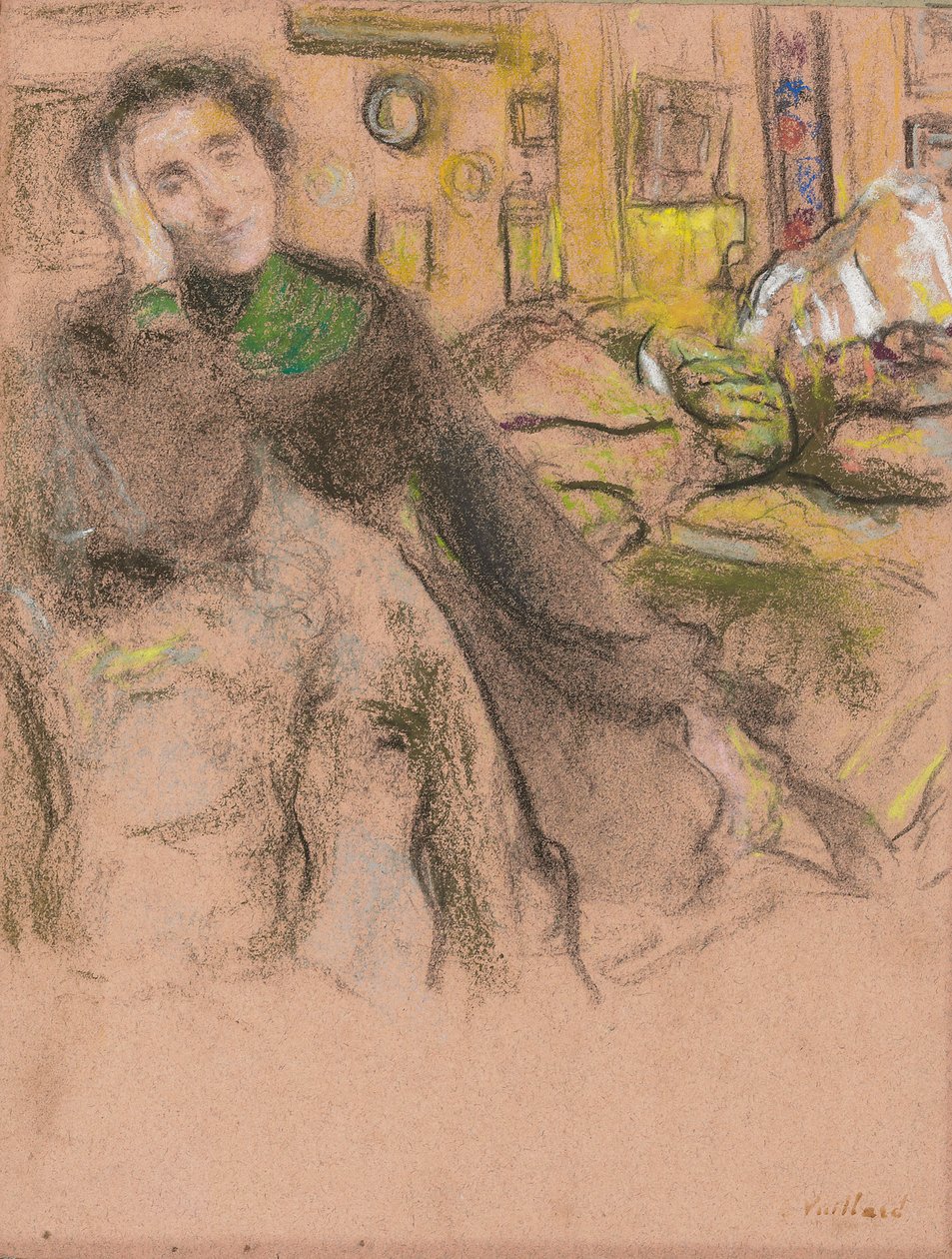 Madame Juliette Weil, studie III, 1927-1928 av Edouard Vuillard