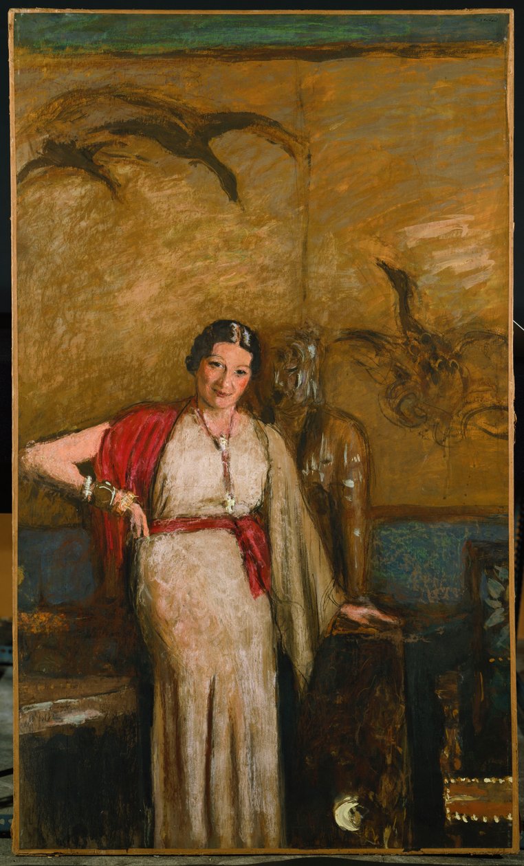 Fru Freyssinet, ca. 1934 av Edouard Vuillard