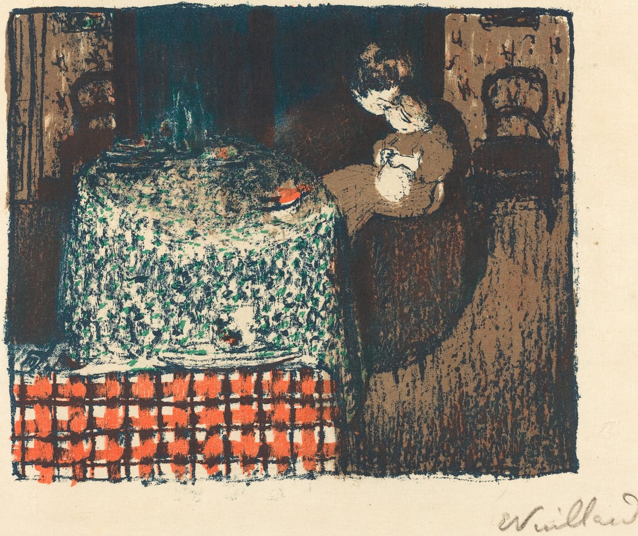Morskap barsel, 1896. av Edouard Vuillard