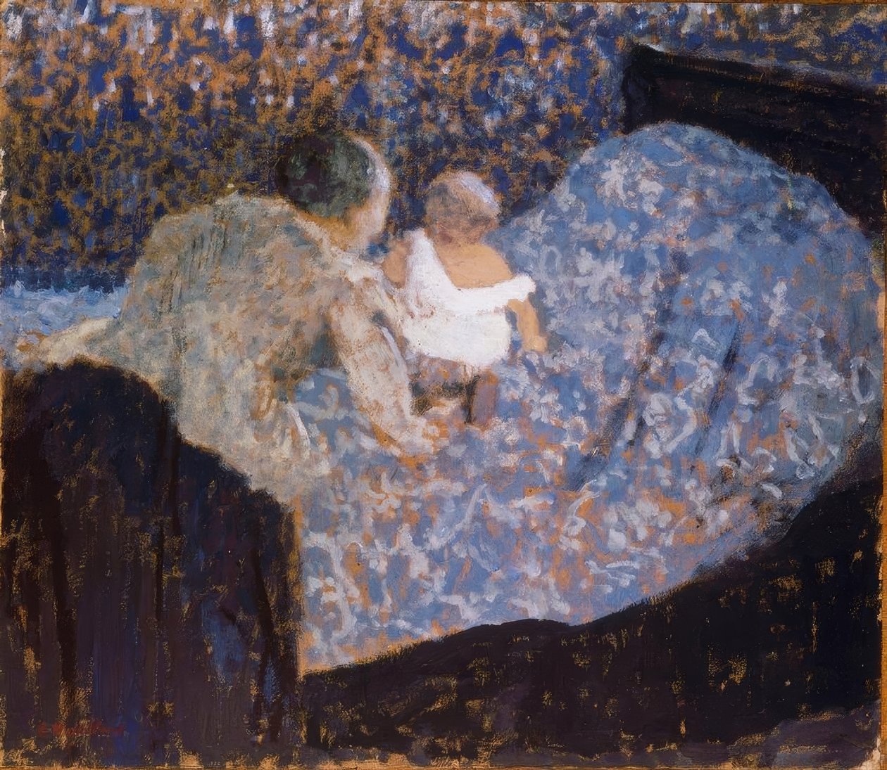 mor og barn av Edouard Vuillard