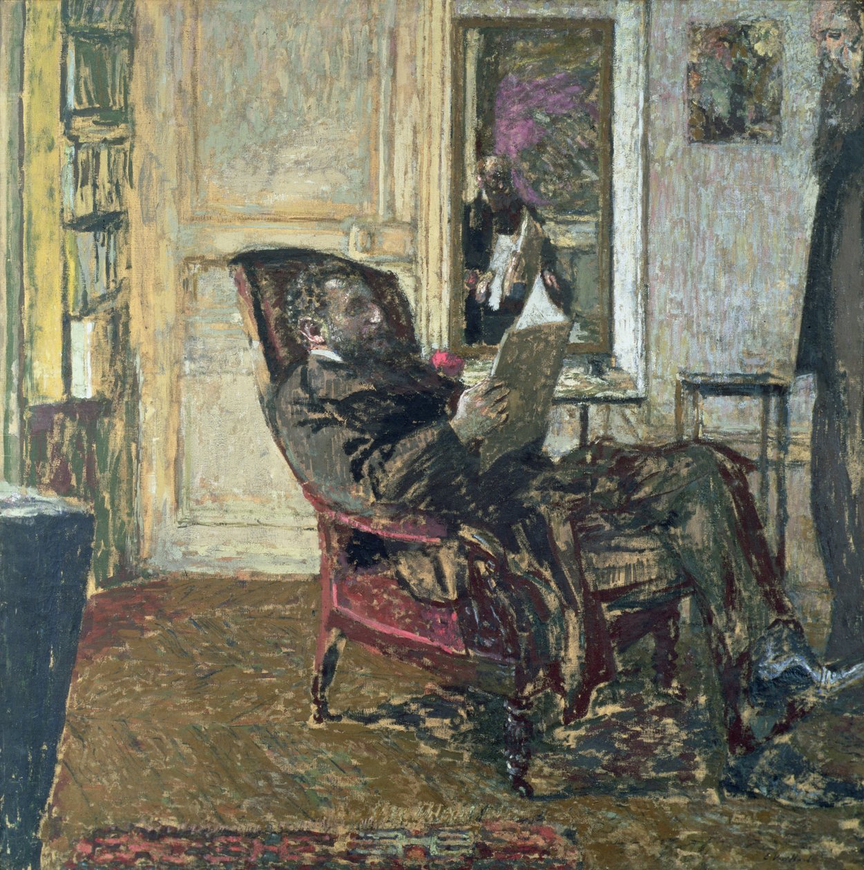 Portrett av Thadee Natanson (1868-1952) 1907-08 av Edouard Vuillard