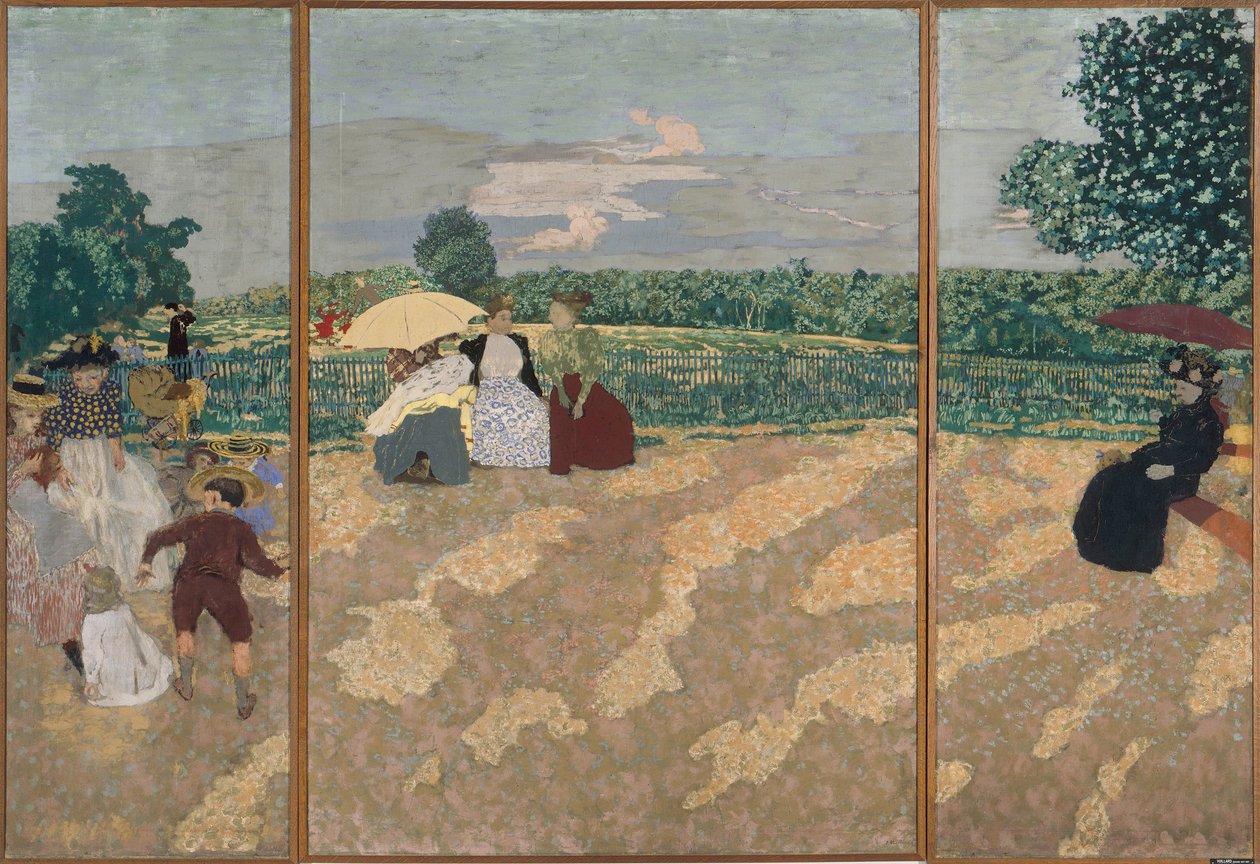 Offentlige hager, 1894 av Edouard Vuillard