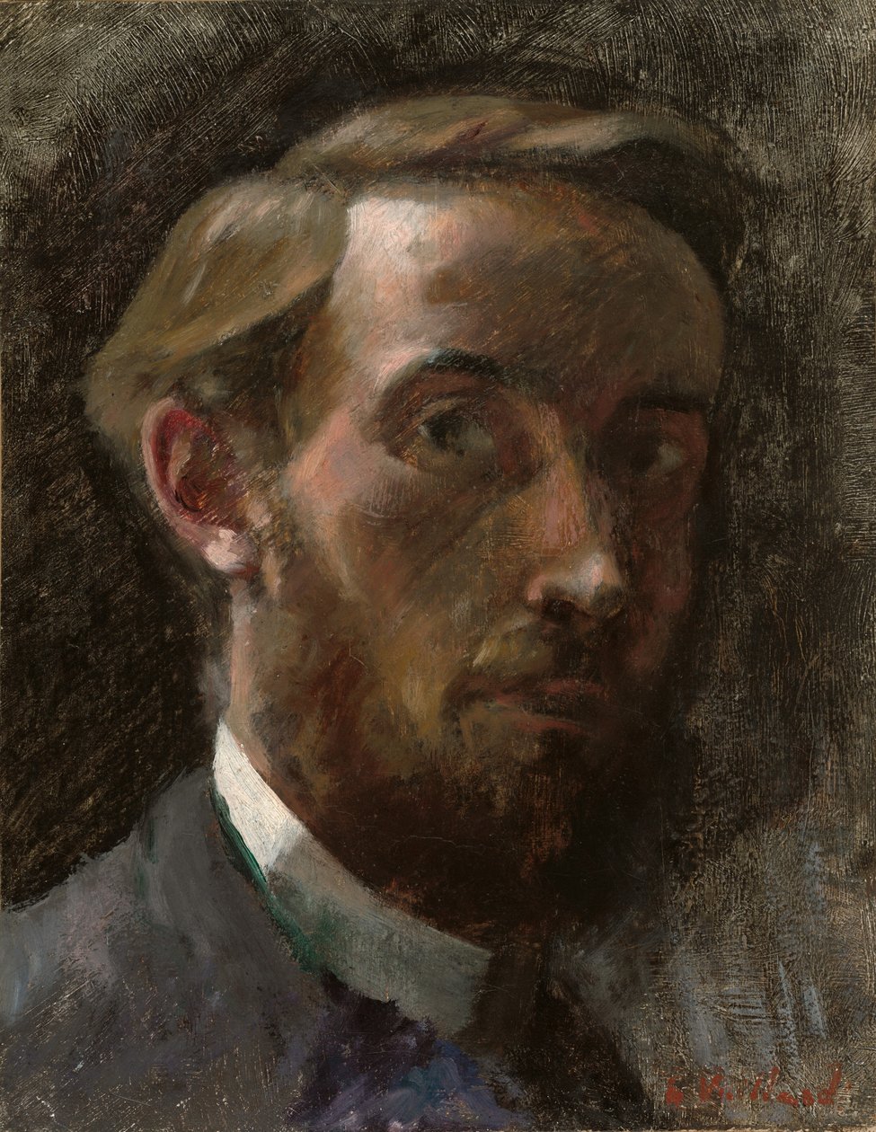 Selvportrett, 21 år gammel, 1889. av Edouard Vuillard