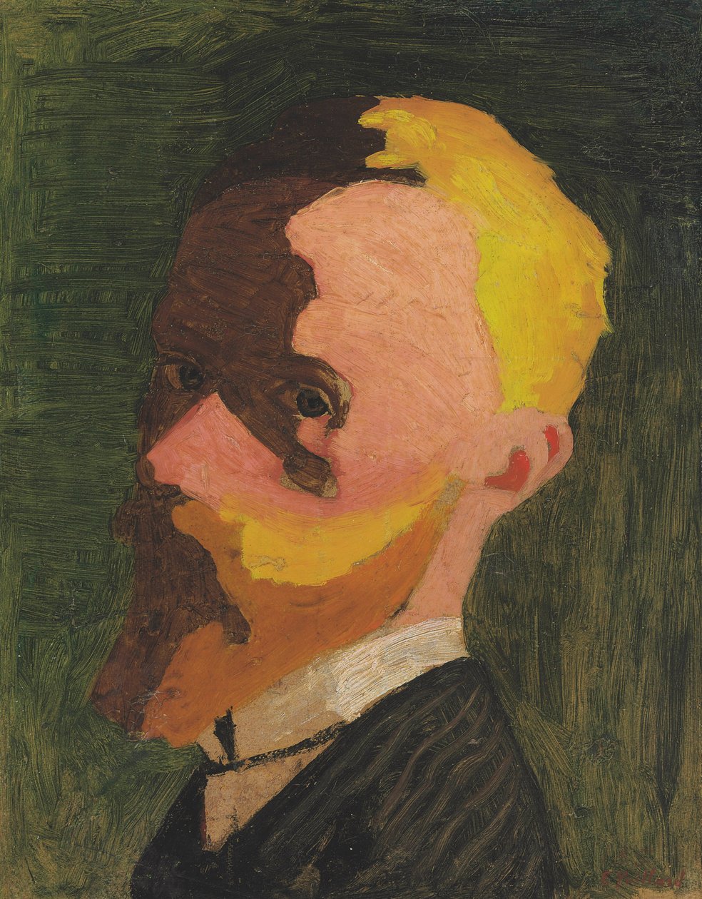Selvportrett, ca. 1890. av Edouard Vuillard