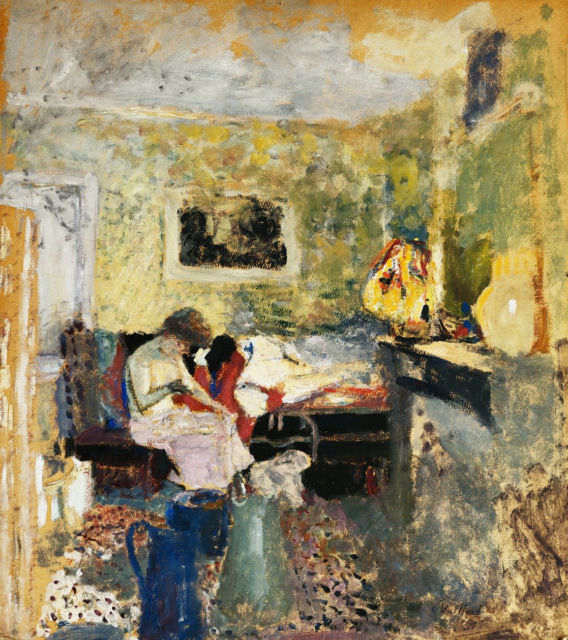 Det grønne rommet; Det grønne rommet av Edouard Vuillard