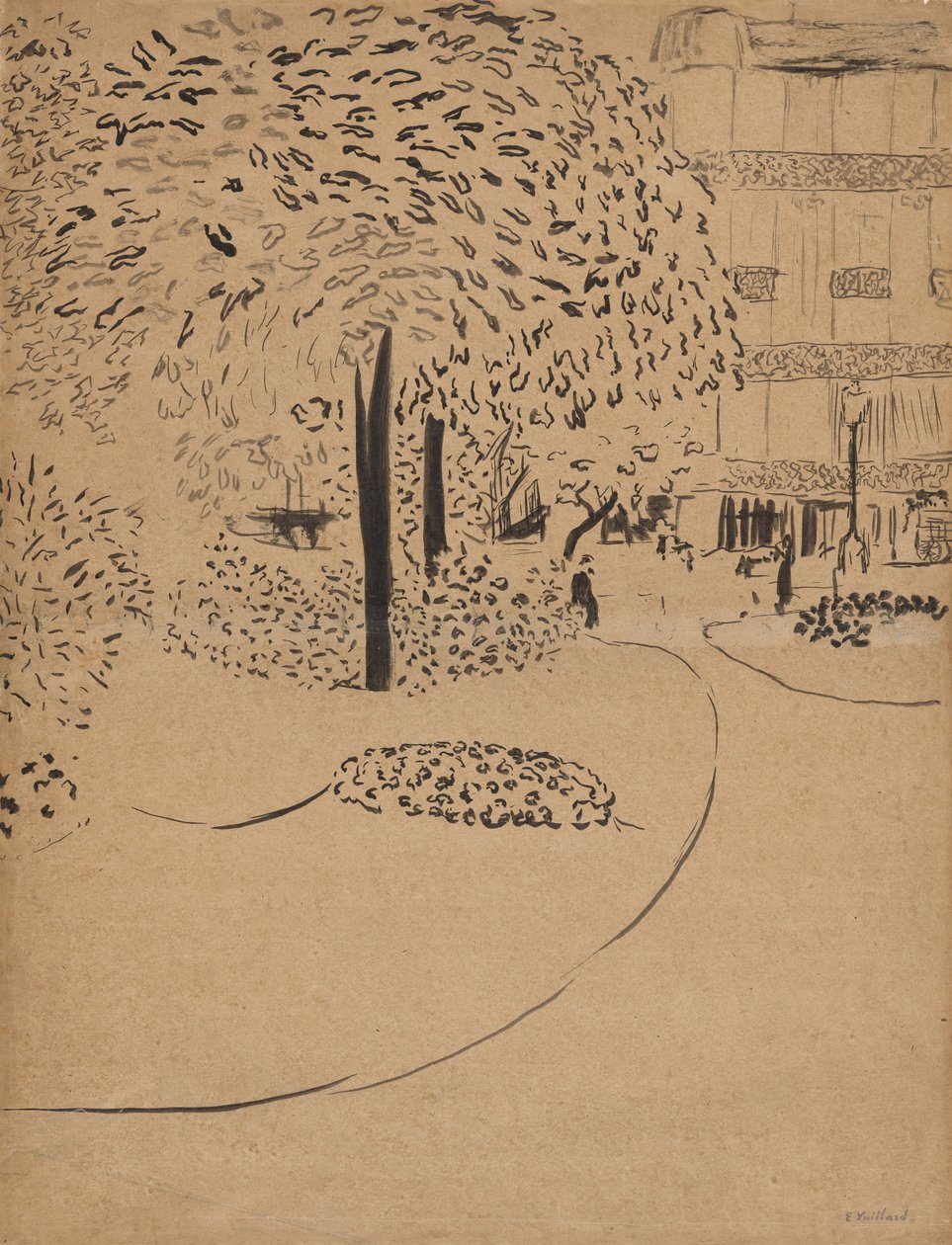 The Square, 1910. av Edouard Vuillard