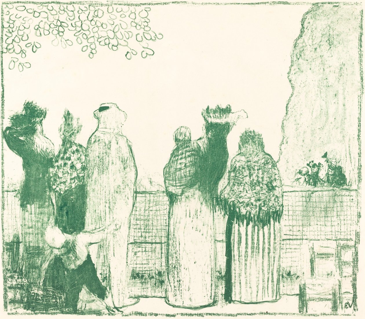 Tuileriene, 1895. av Edouard Vuillard