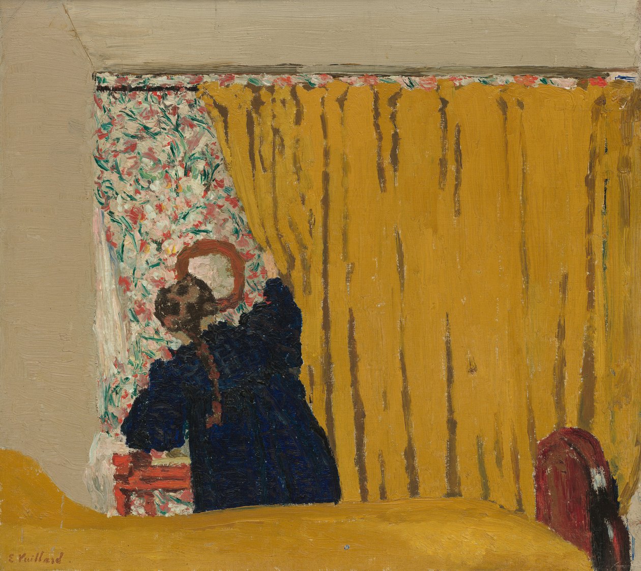 Det gule teppet av Edouard Vuillard