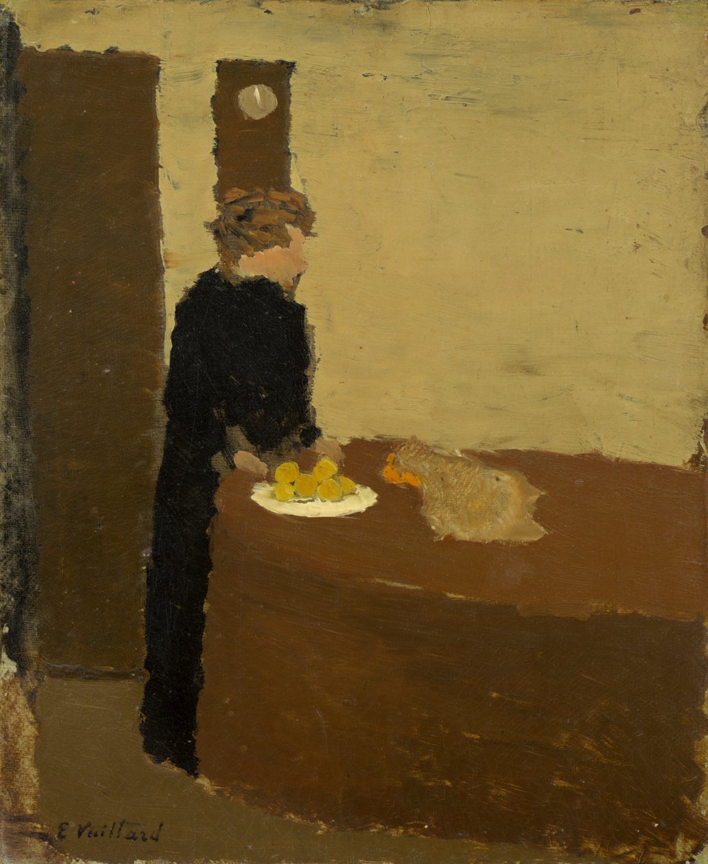 Kvinne i svart, ca. 1891. av Edouard Vuillard