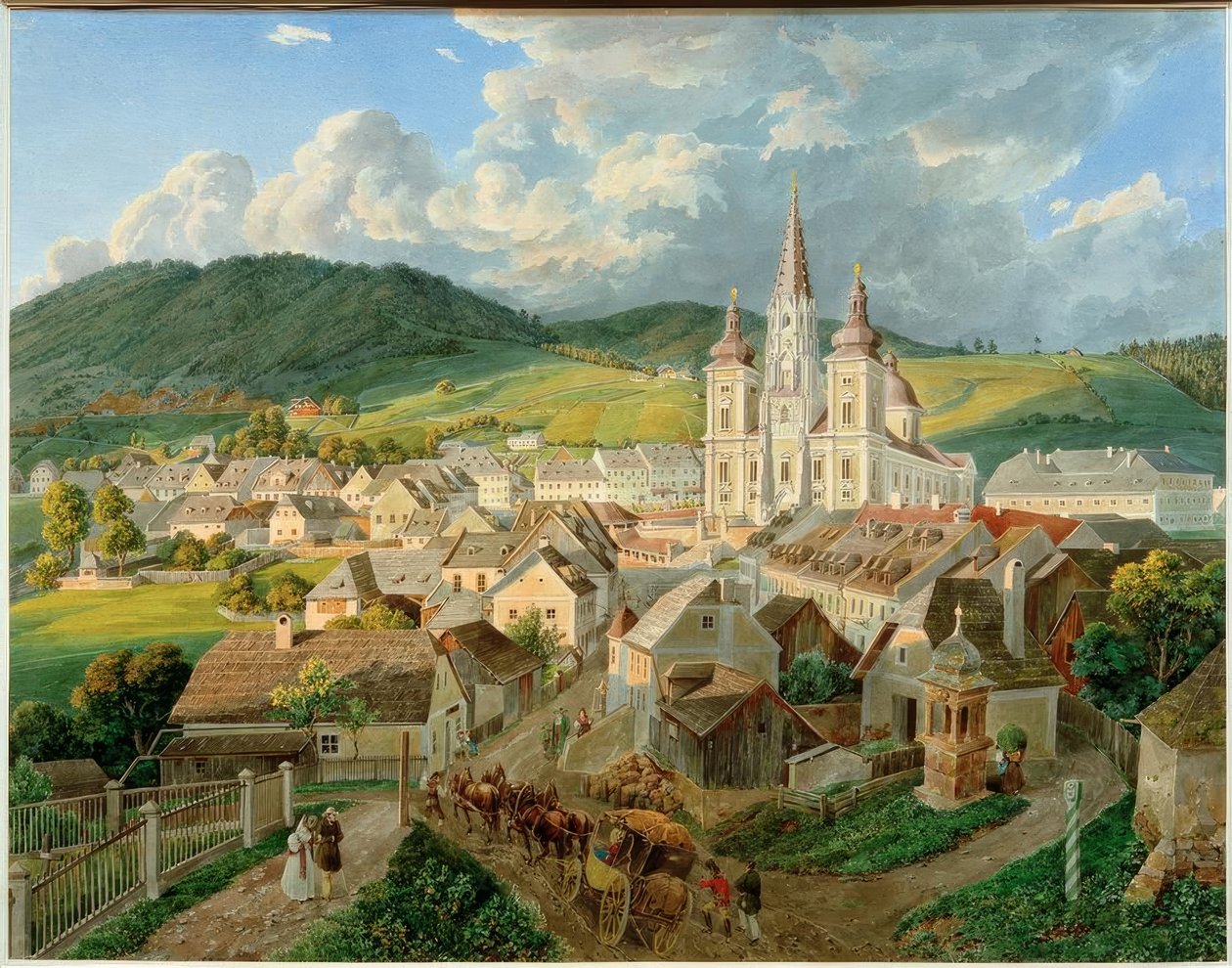 Mariazell (Styria, Østerrike). av Eduard Gurk