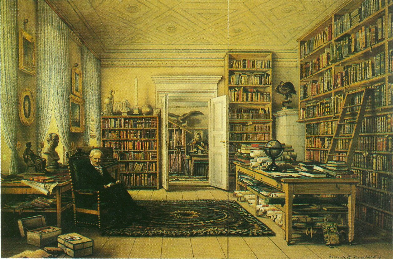 Alexander von Humboldts studie av Eduard Hildebrandt