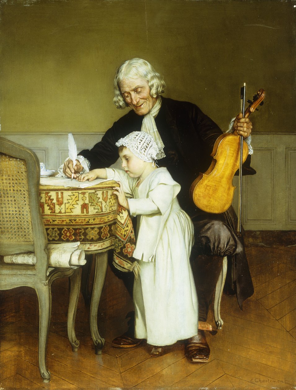 Musikktimen, av Eduard Charlemont
