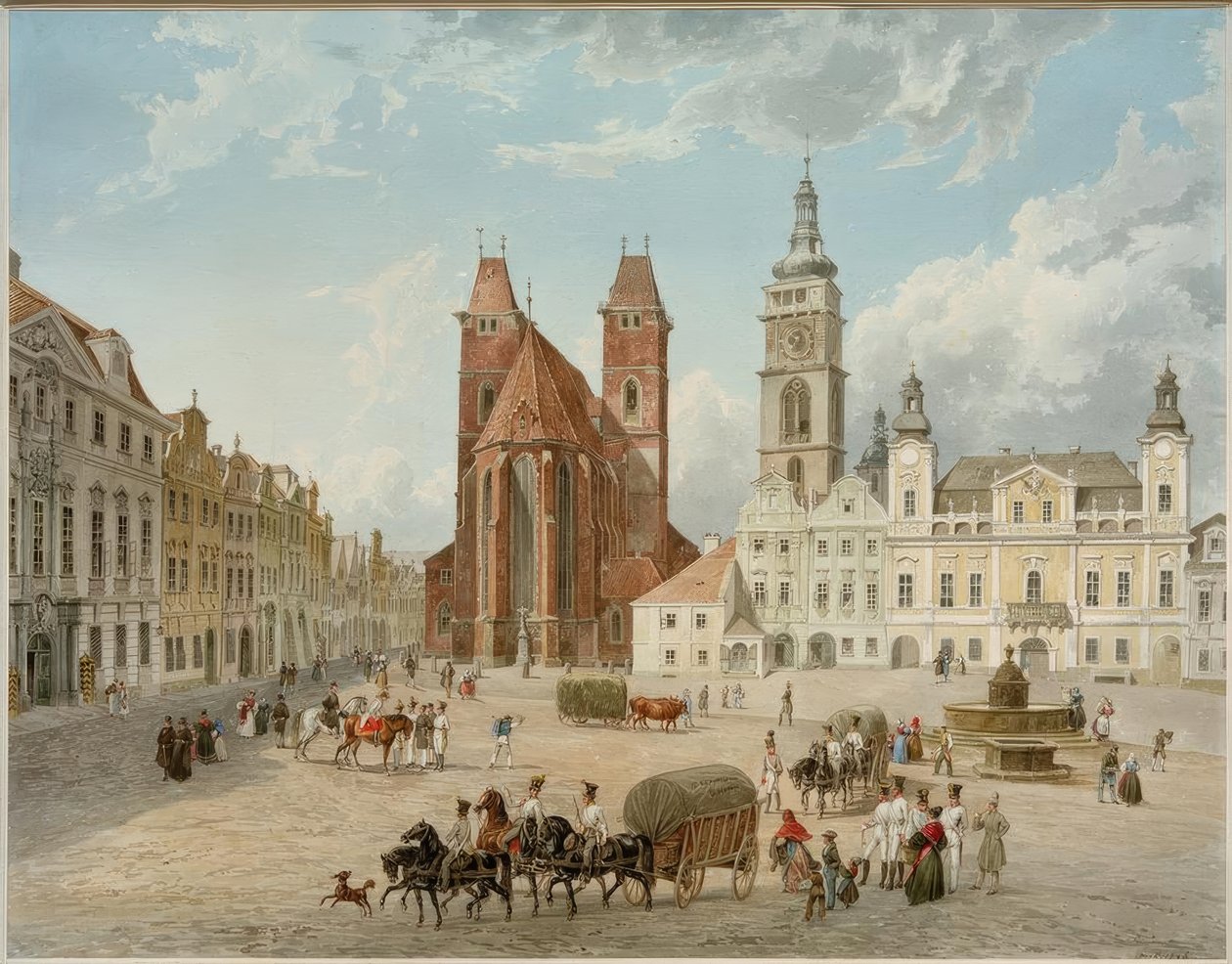 Königgrätz / Hradec Králové (Nordostböhmen, Tschechien), av Eduard Gurk