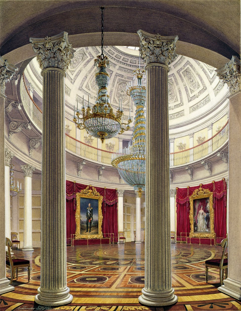 Rotundaen, Vinterpalasset, 1862 av Eduard Hau