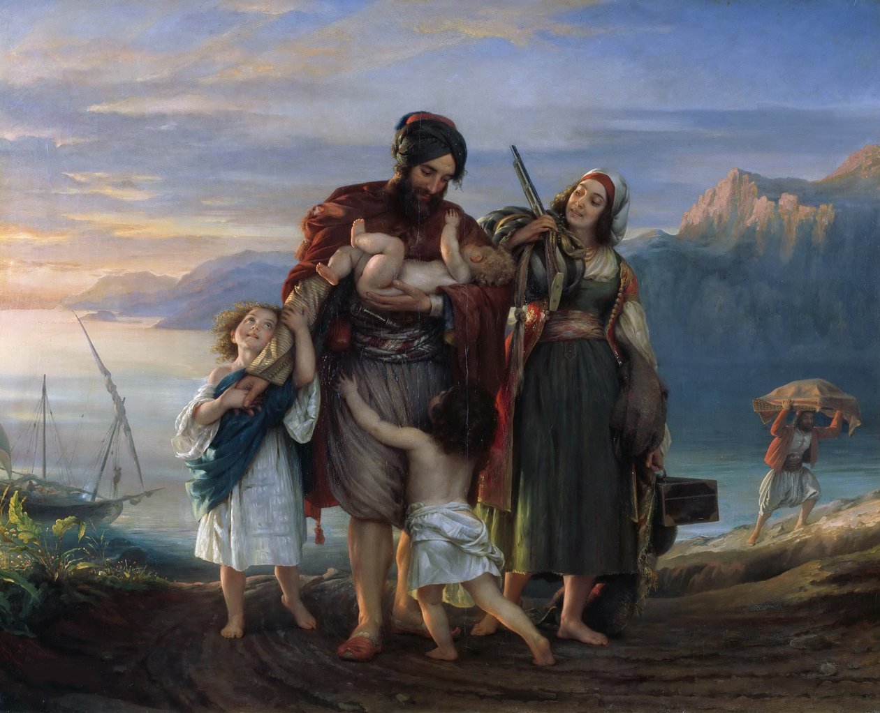 Armatoles hjemkomst, 1836. av Eduard Magnus