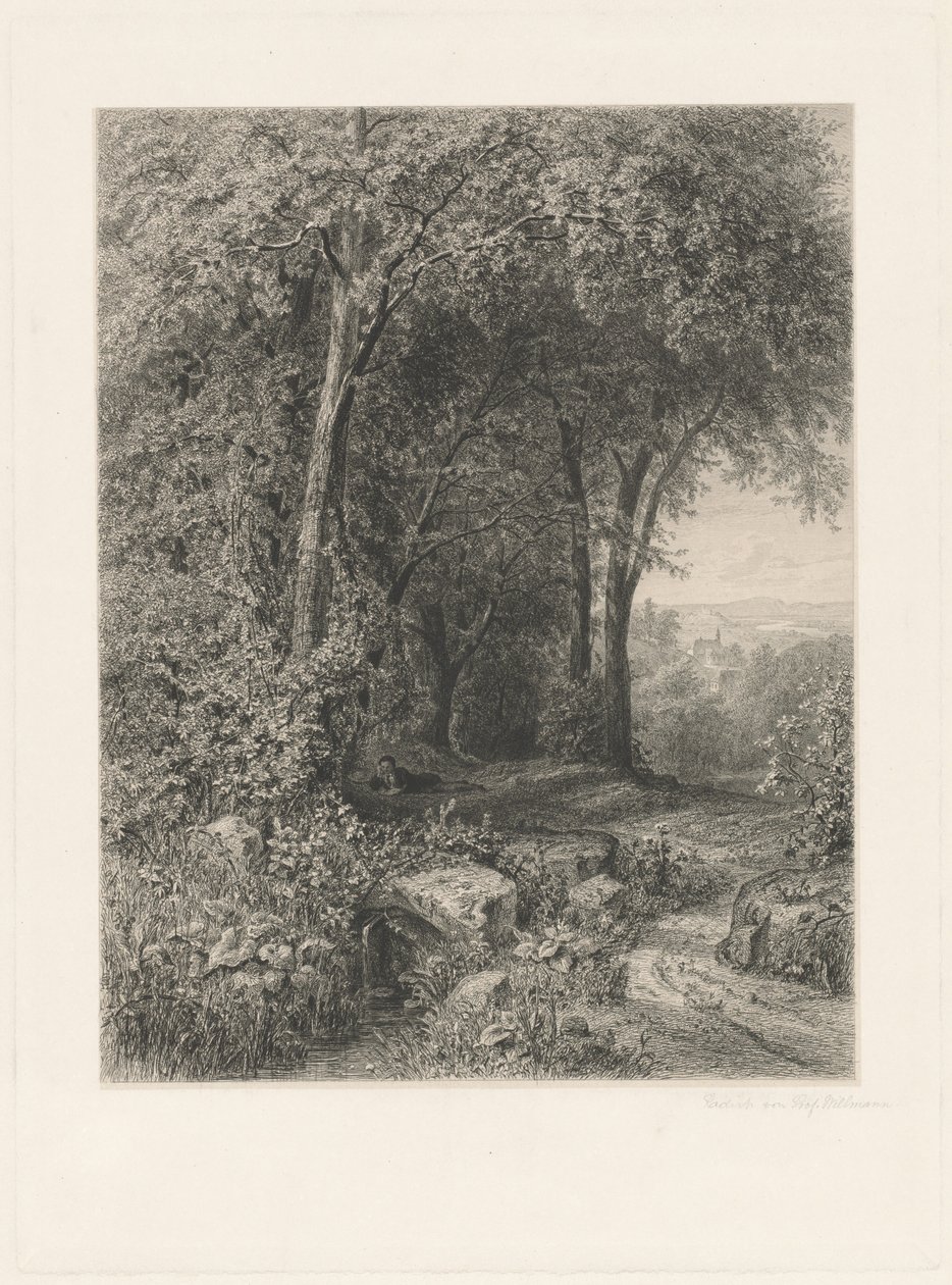 Sommer av Eduard Willmann, after Julius Mařák