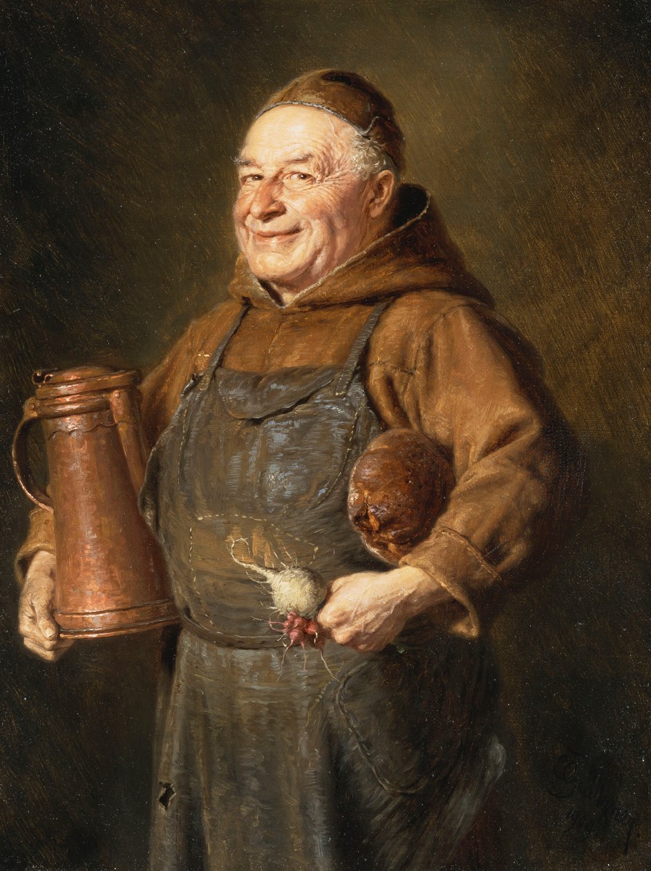 Før Vesper, 1909 av Eduard von Grutzner