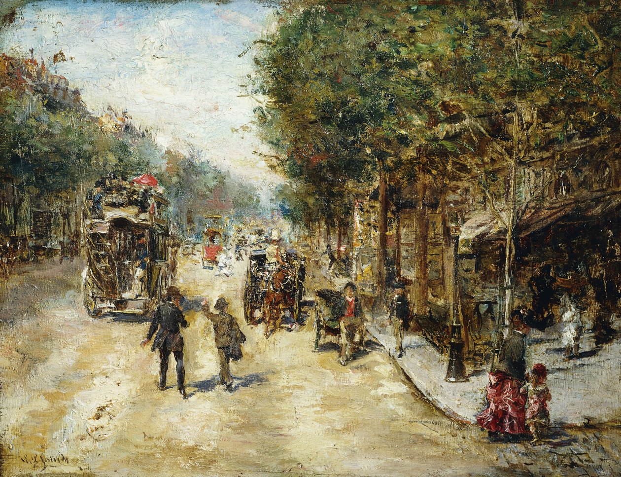 Grands Boulevards, Paris, av Eduardo Leon Garrido