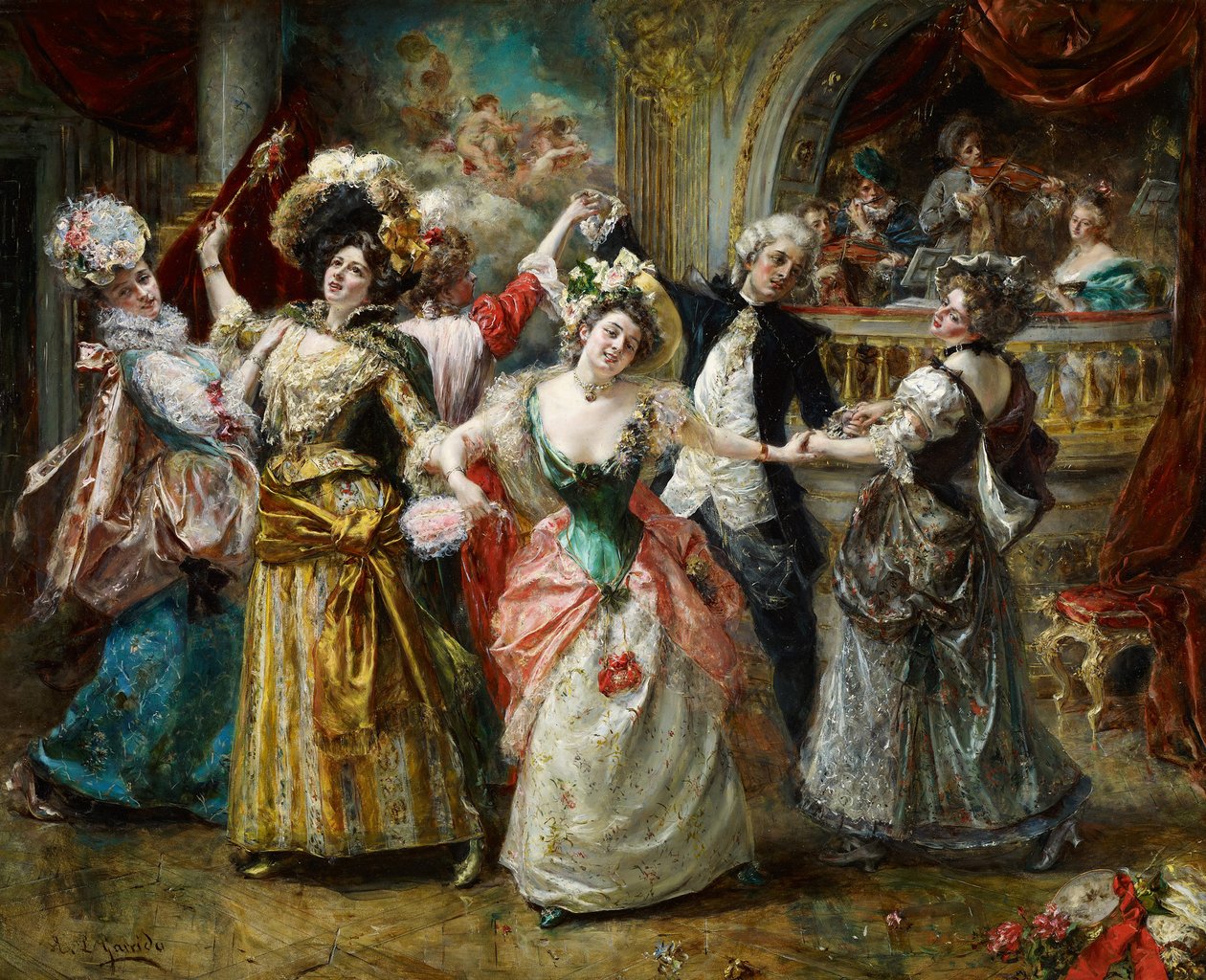 The Beau på Soirée av Eduardo Leon Garrido