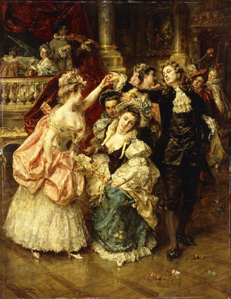 Farandole-dansen, av Eduardo Leon Garrido