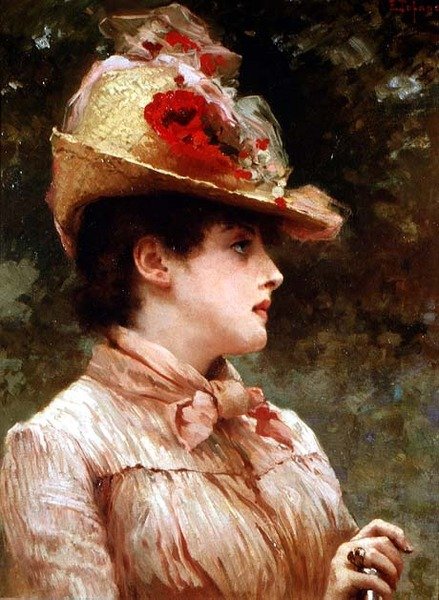 Portrett av en dame av Eduardo Tofano