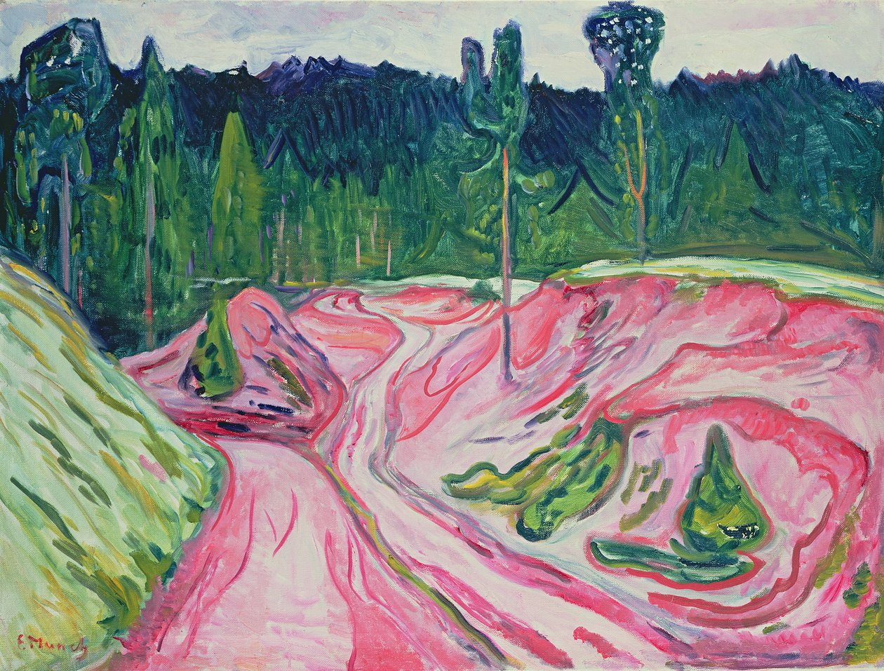 Skog i Thüringen, ca. 1904 av Edvard Munch