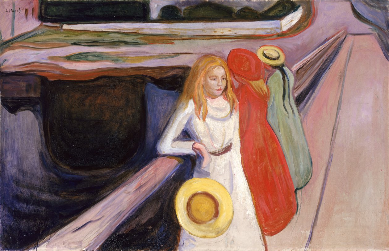 Jenter på broen av Edvard Munch