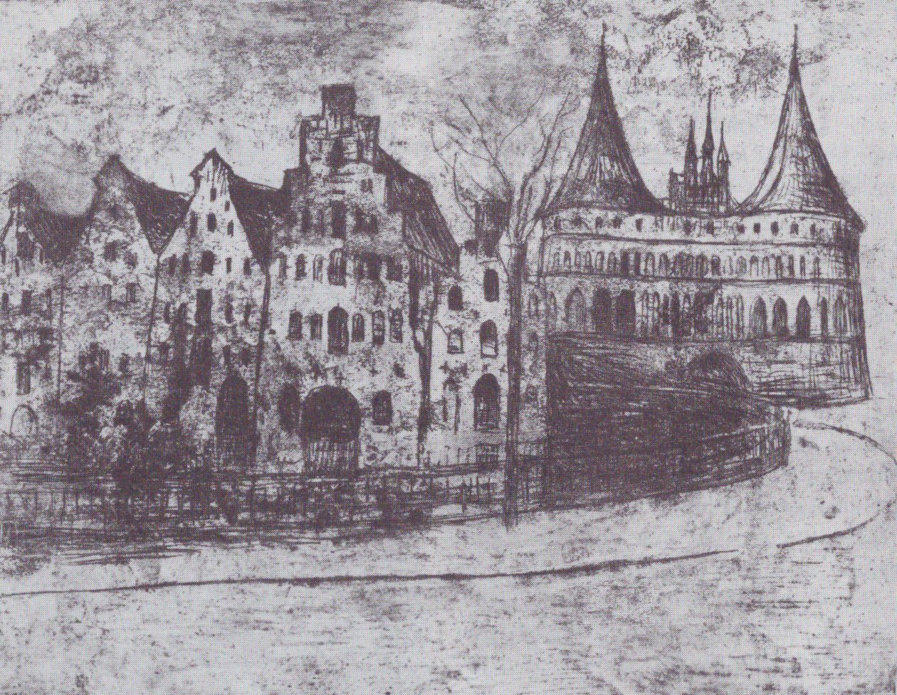 Lübeck av Edvard Munch