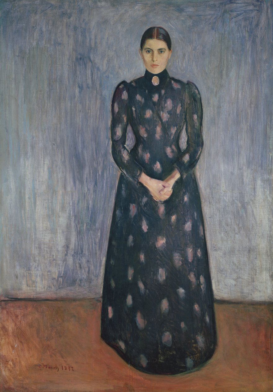 Portrait of Inger Munch av Edvard Munch