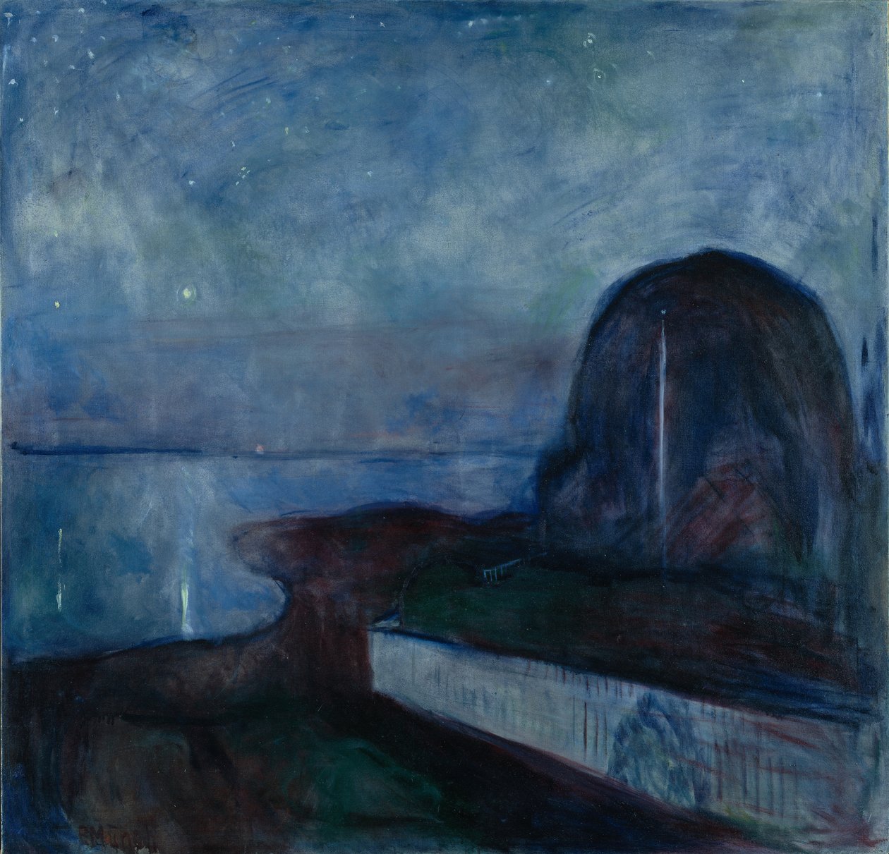 Stjerneklar natt av Edvard Munch