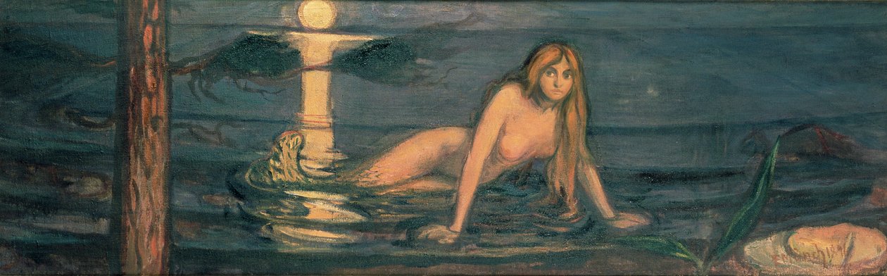 Damen fra havet, 1896 av Edvard Munch