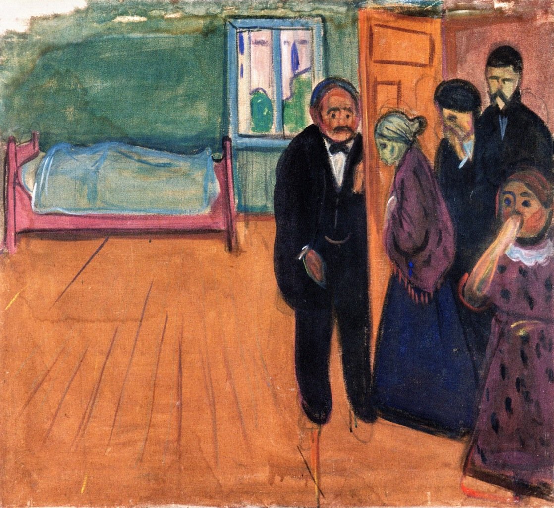 Lukten av døden av Edvard Munch