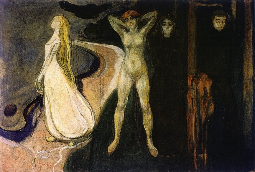 Kvinnen i tre stadier av Edvard Munch