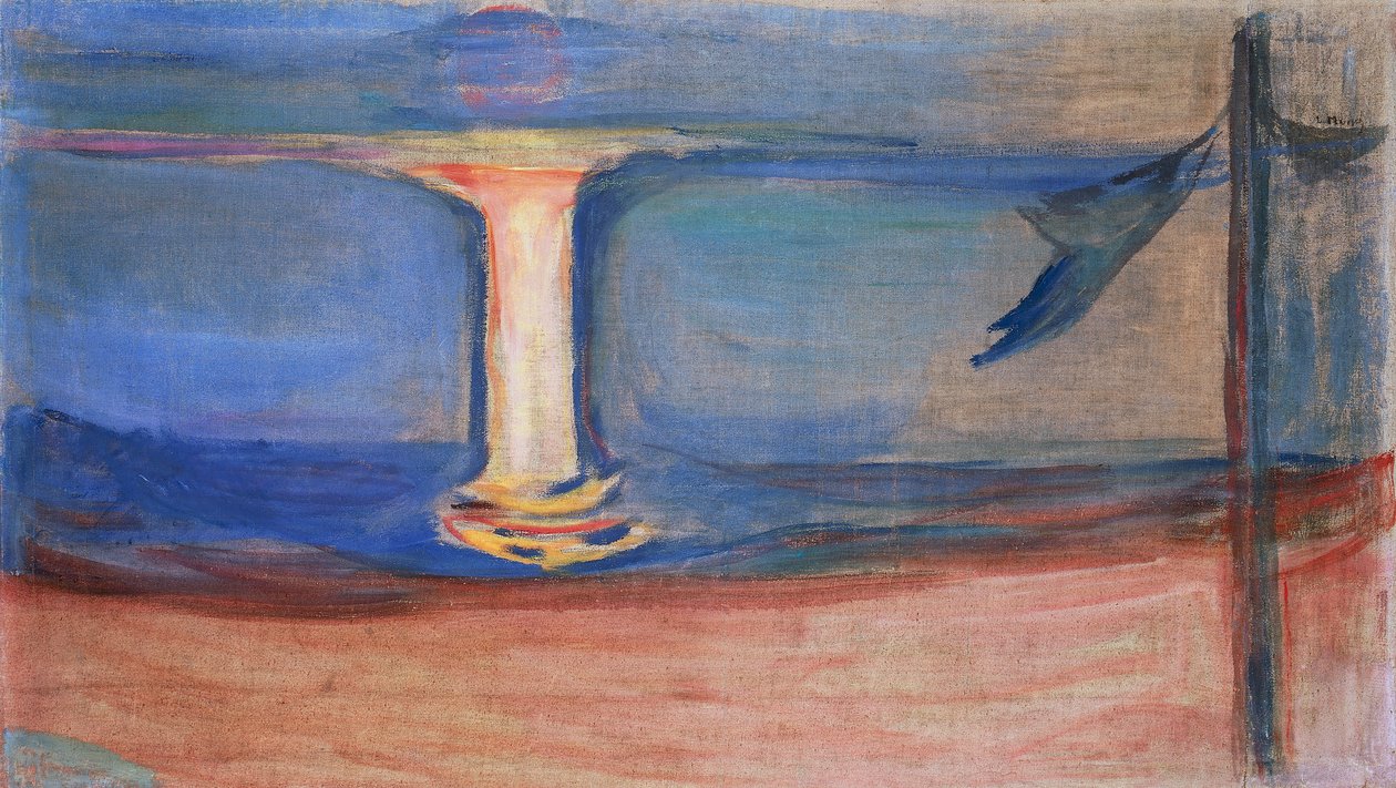 Aasgaardstrand, Aasgaardstrand beach av Edvard Munch