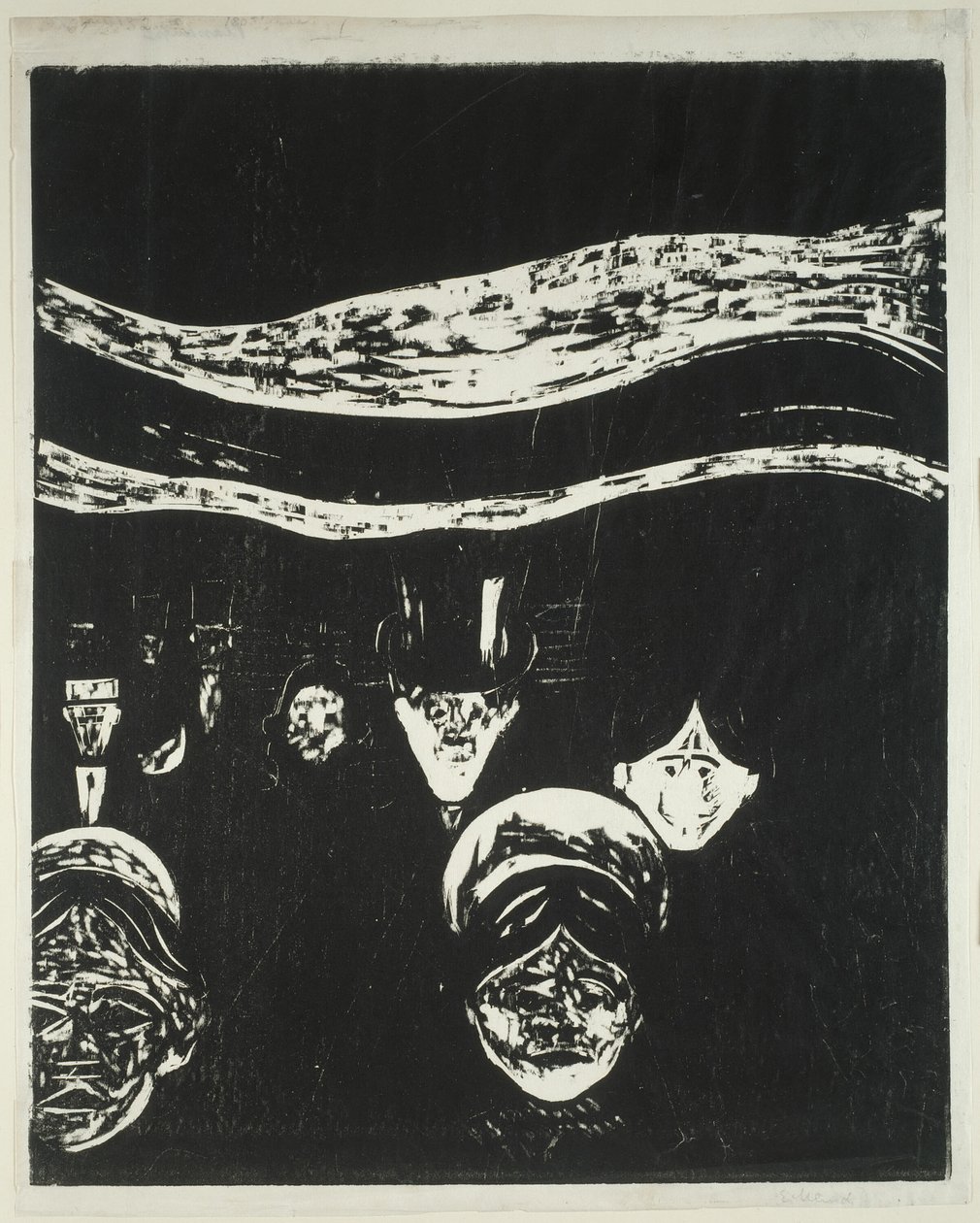 Angst av Edvard Munch