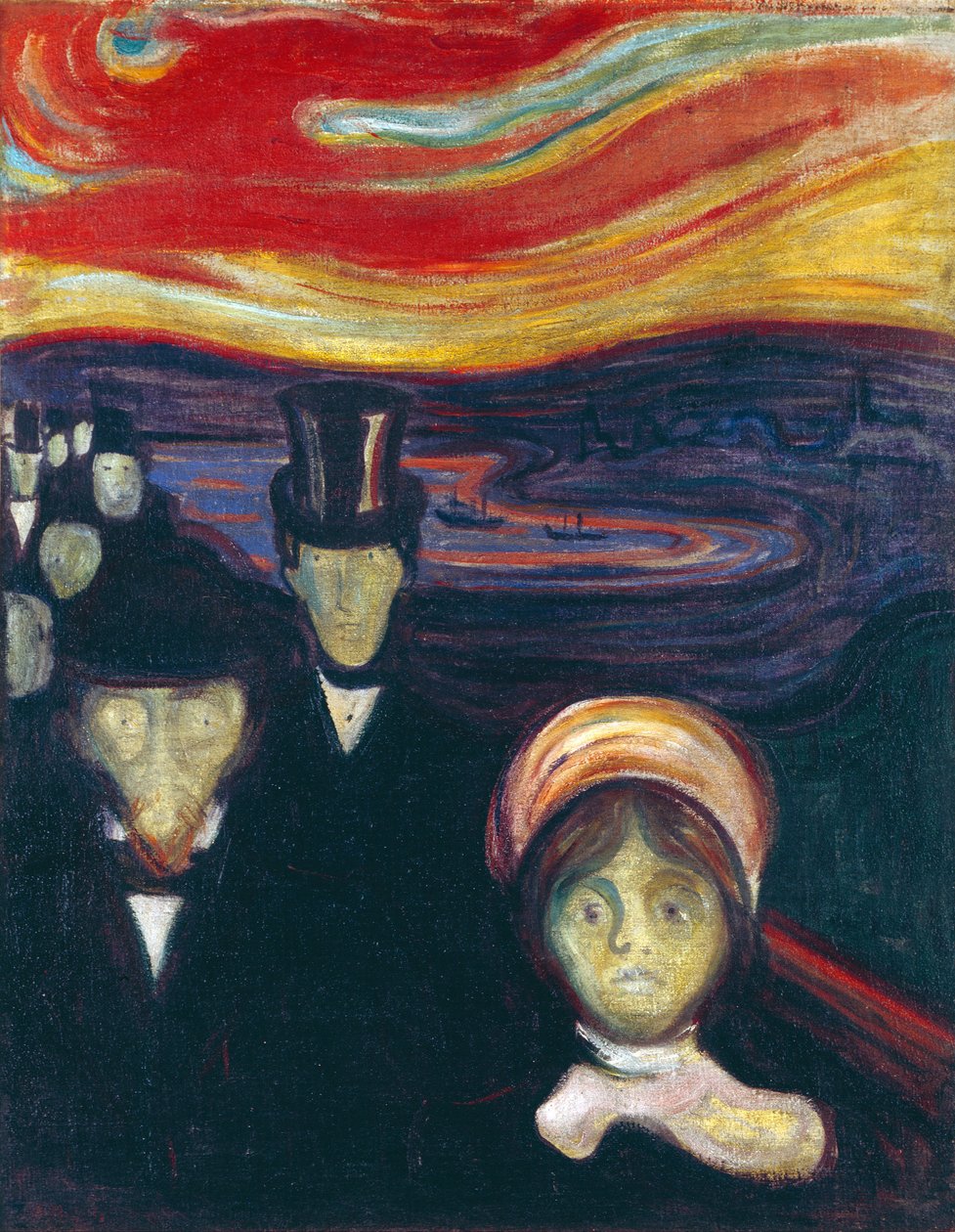 Angst av Edvard Munch