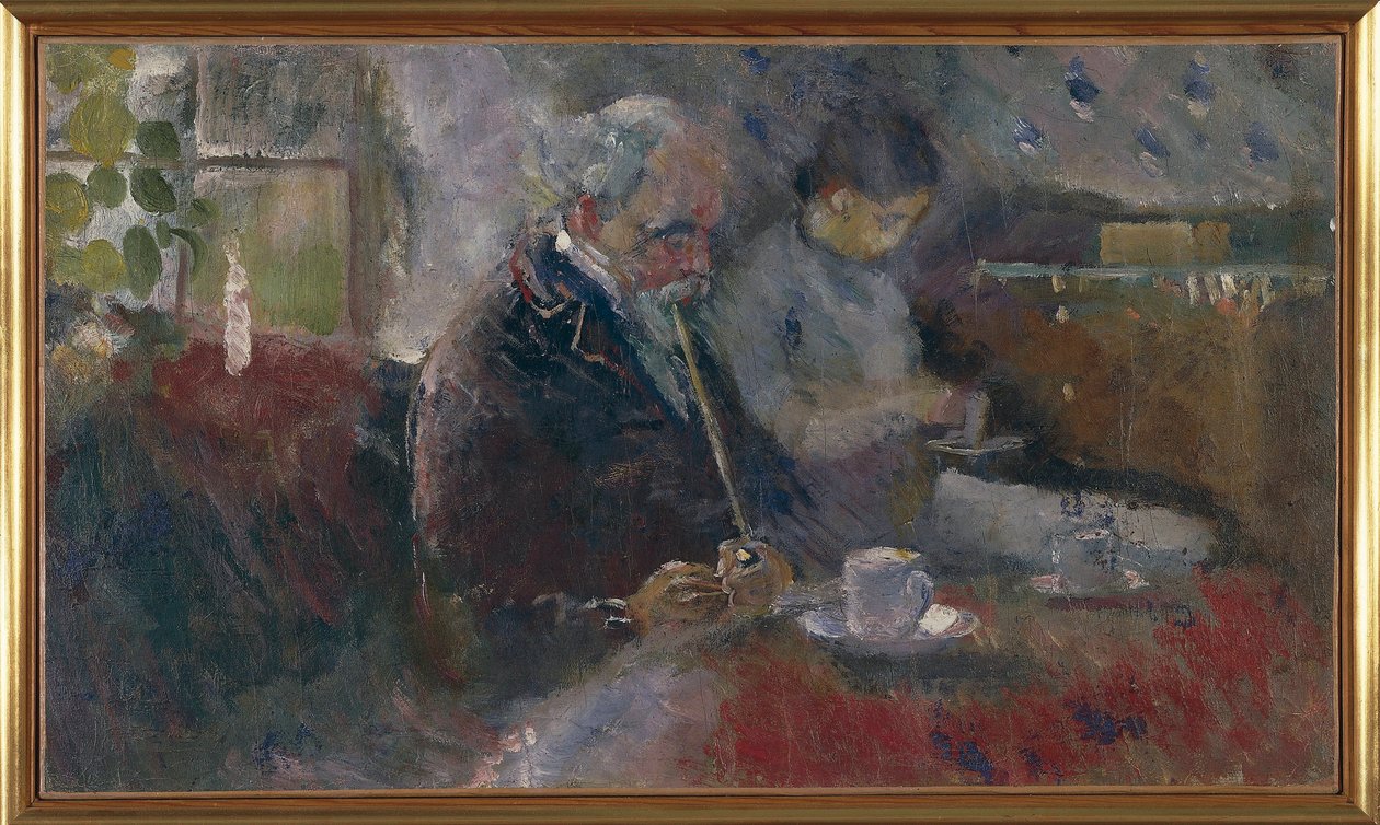 Ved kaffebordet av Edvard Munch