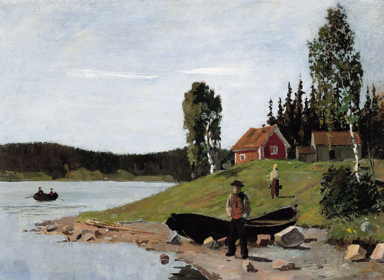 Kystlandskap, 1881 av Edvard Munch
