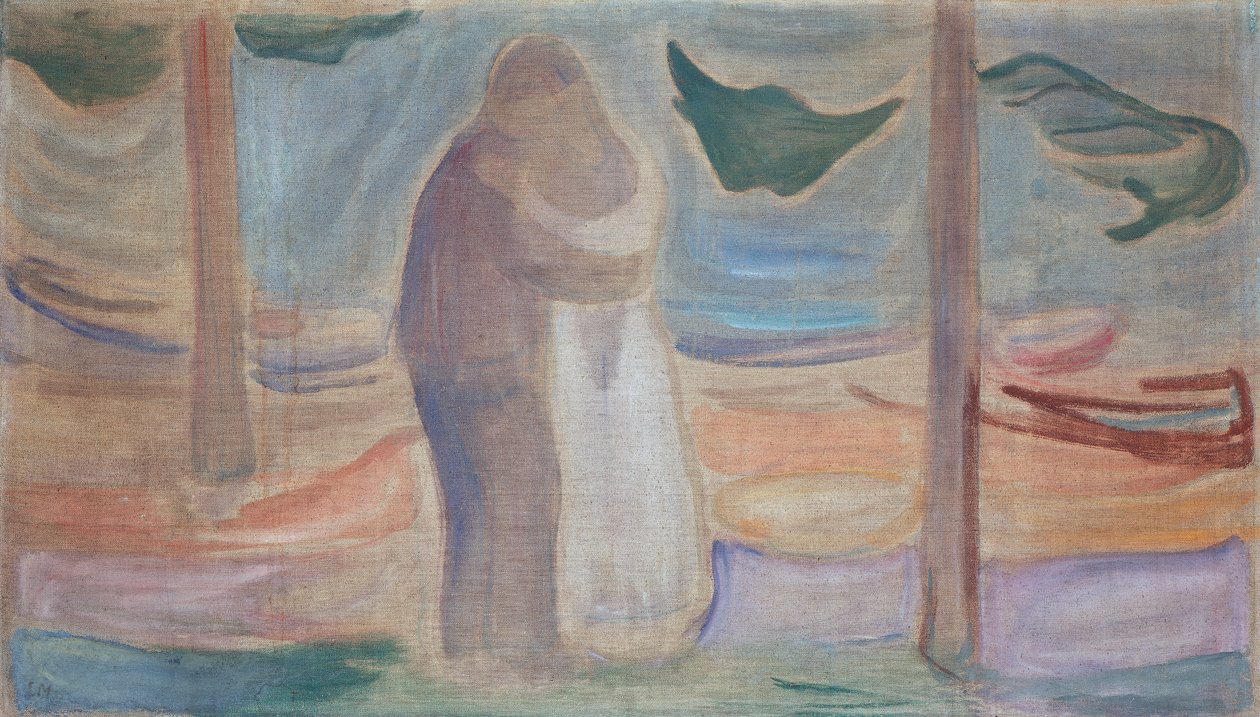 Par på stranden av Edvard Munch