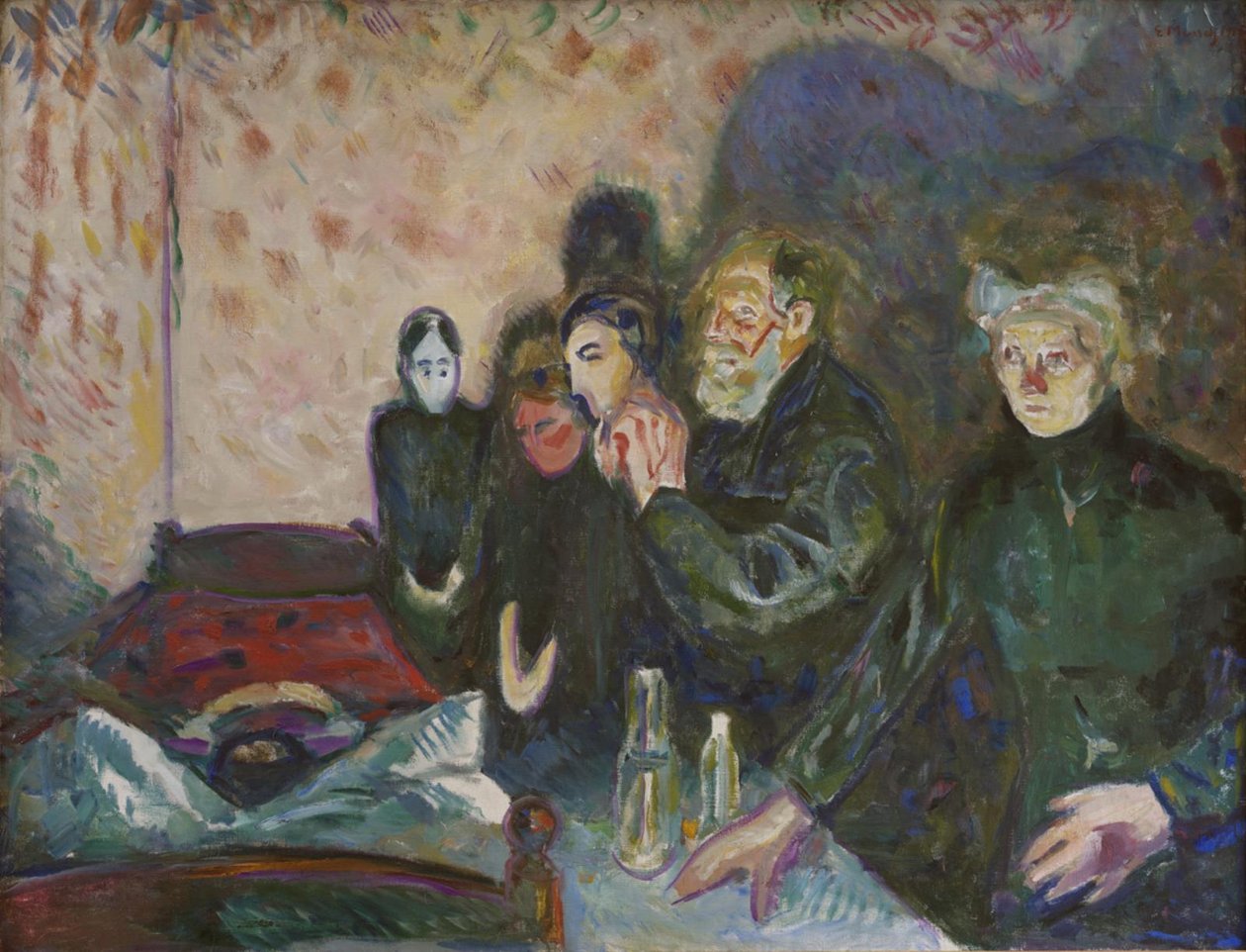 Dødskamp av Edvard Munch