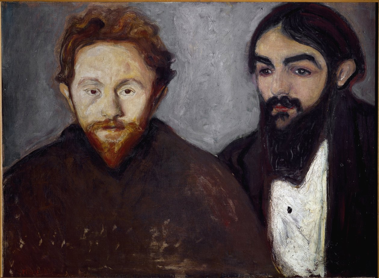 Dobbeltportrett av Edvard Munch