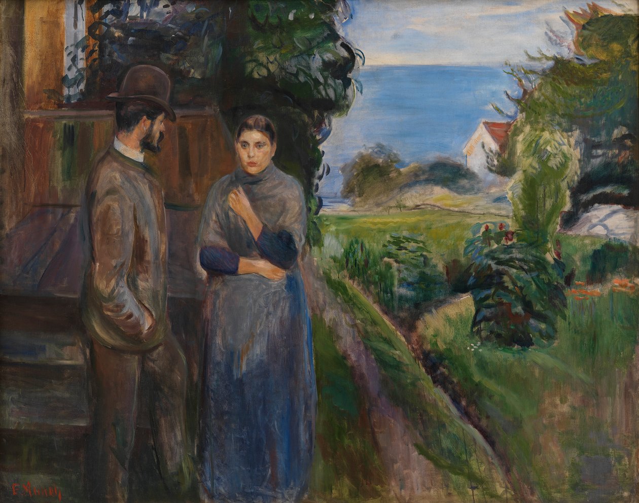 Kveldsprat av Edvard Munch