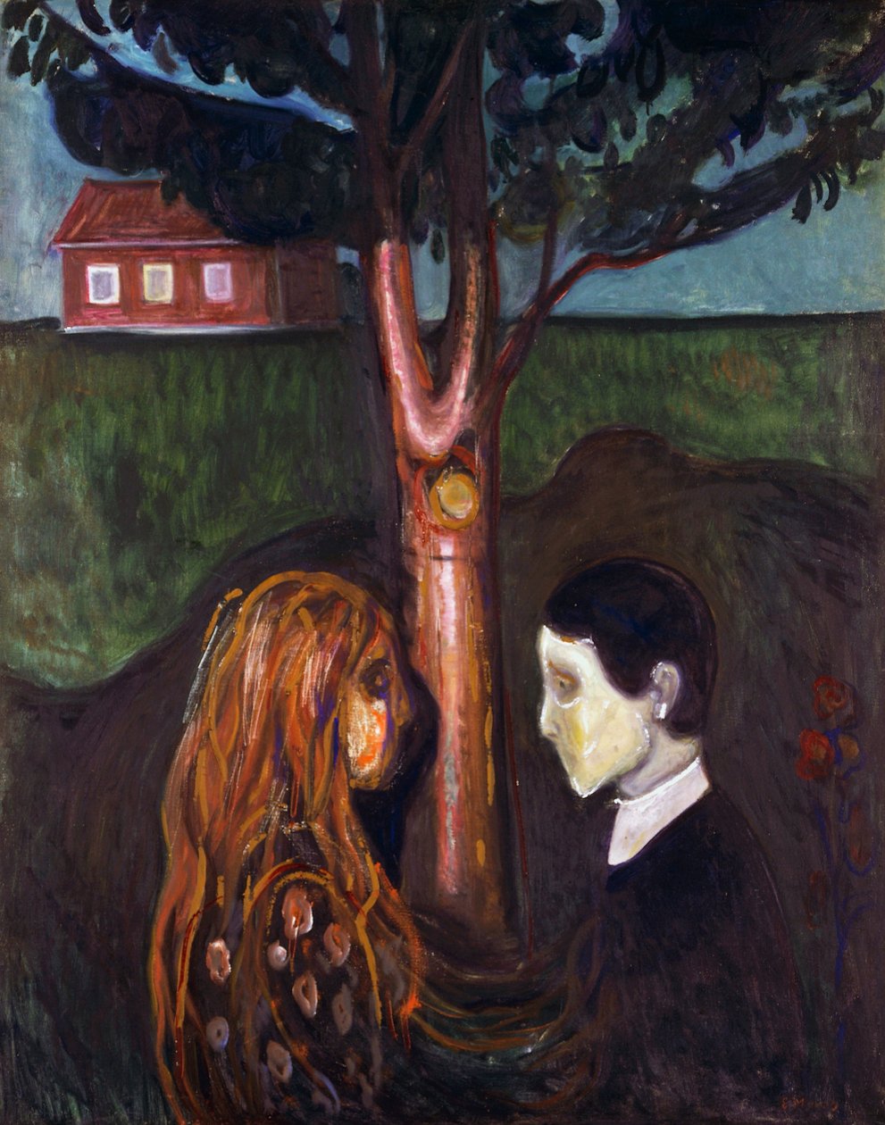 Øyne i øynene av Edvard Munch