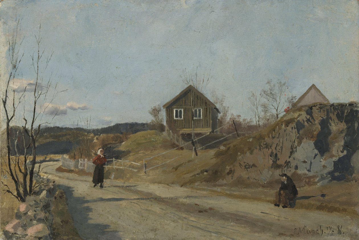From Vestre Aker av Edvard Munch