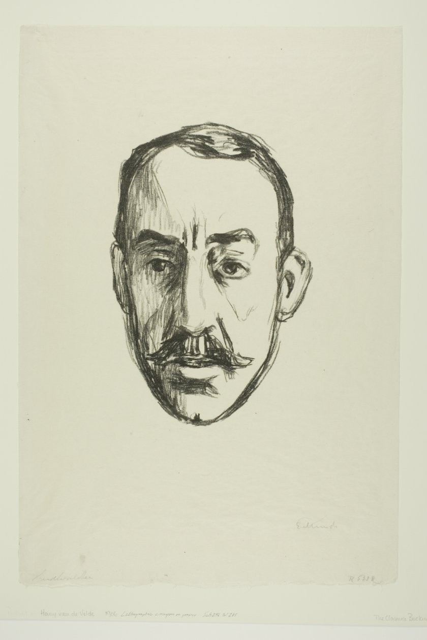 Henry van de Velde av Edvard Munch