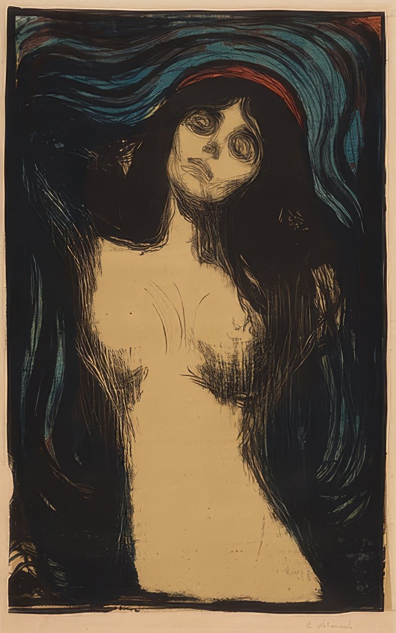 Madonna. 1895/1902 av Edvard Munch